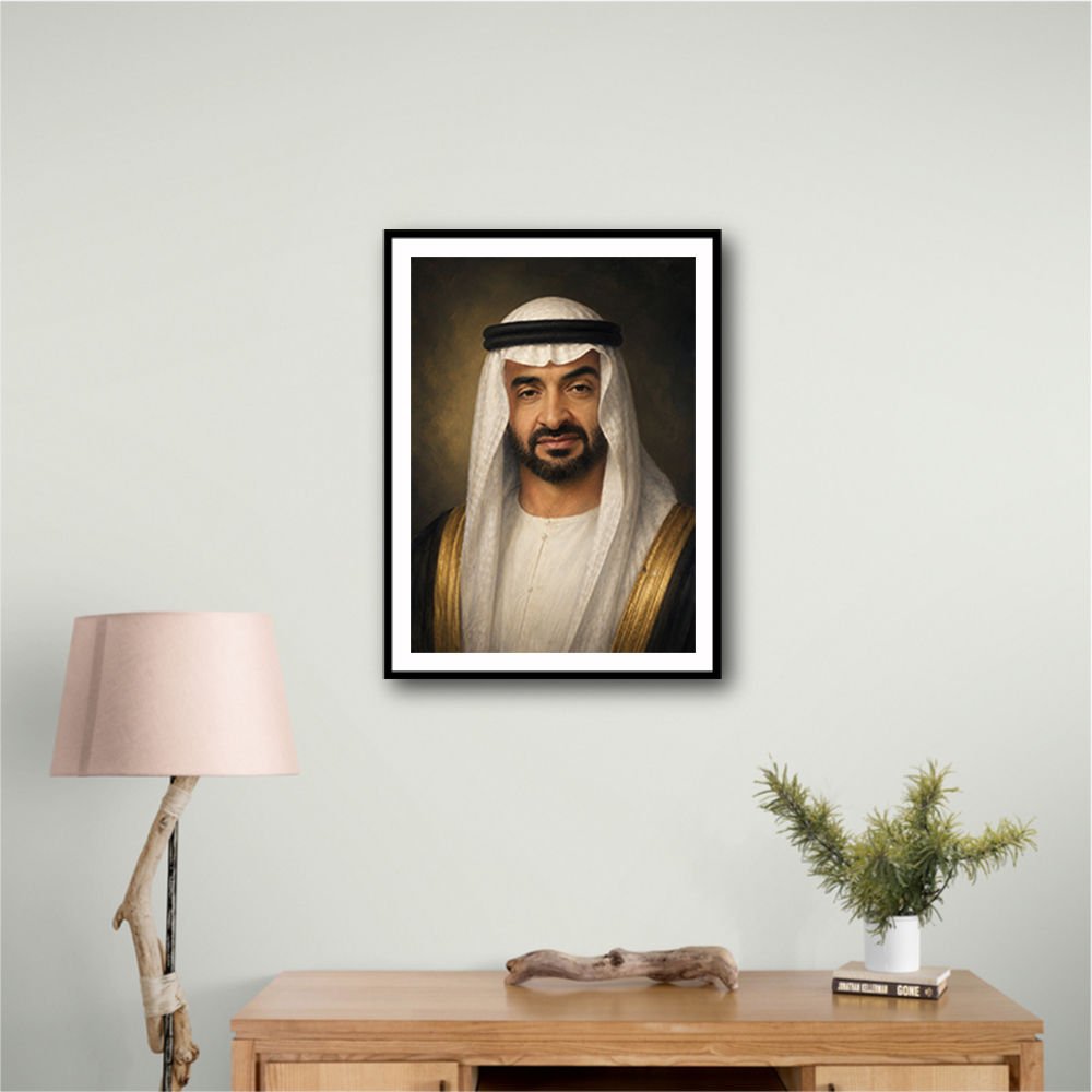Sheikh Mohammed Bin Zayed Al Nahyan Classic Royal Portrait