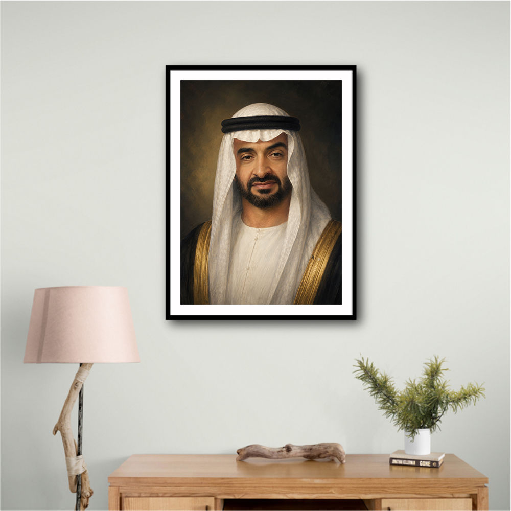 Sheikh Mohammed Bin Zayed Al Nahyan Classic Royal Portrait