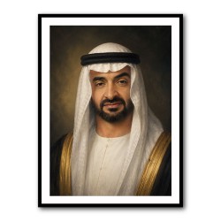 Sheikh Mohammed Bin Zayed Al Nahyan Classic Royal Portrait