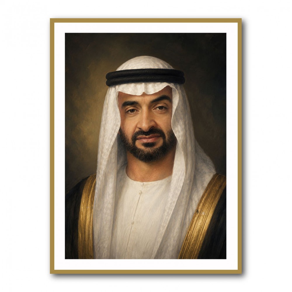 Sheikh Mohammed Bin Zayed Al Nahyan Classic Royal Portrait