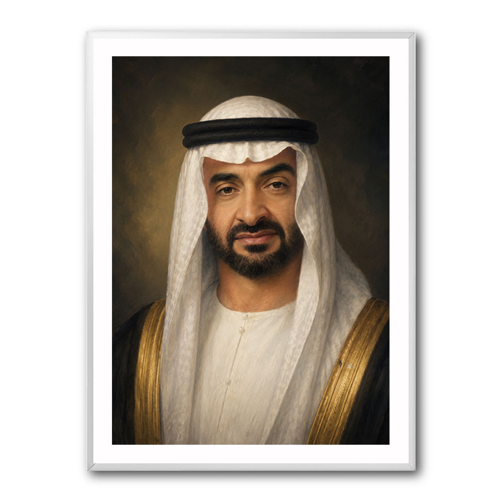 Sheikh Mohammed Bin Zayed Al Nahyan Classic Royal Portrait