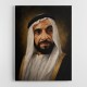 Sheikh Zayed Bin Sultan Al Nahyan Classic Royal Portrait