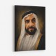 Sheikh Zayed Bin Sultan Al Nahyan Classic Royal Portrait