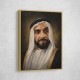 Sheikh Zayed Bin Sultan Al Nahyan Classic Royal Portrait