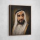 Sheikh Zayed Bin Sultan Al Nahyan Classic Royal Portrait