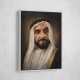 Sheikh Zayed Bin Sultan Al Nahyan Classic Royal Portrait