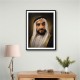 Sheikh Zayed Bin Sultan Al Nahyan Classic Royal Portrait