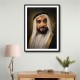Sheikh Zayed Bin Sultan Al Nahyan Classic Royal Portrait