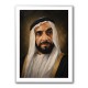 Sheikh Zayed Bin Sultan Al Nahyan Classic Royal Portrait