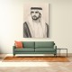 Sheikh Hamdan bin Mohammed bin Rashid Al Maktoum Pencil Sketch Style Portrait