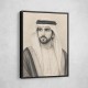 Sheikh Hamdan bin Mohammed bin Rashid Al Maktoum Pencil Sketch Style Portrait