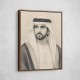 Sheikh Hamdan bin Mohammed bin Rashid Al Maktoum Pencil Sketch Style Portrait
