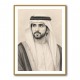 Sheikh Hamdan bin Mohammed bin Rashid Al Maktoum Pencil Sketch Style Portrait
