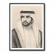 Sheikh Hamdan bin Mohammed bin Rashid Al Maktoum Pencil Sketch Style Portrait