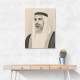 Sheikh Khaled bin Mohamed bin Zayed Al Nahyan 1 Pencil Sketch Style Portrait