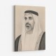 Sheikh Khaled bin Mohamed bin Zayed Al Nahyan 1 Pencil Sketch Style Portrait