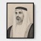 Sheikh Khaled bin Mohamed bin Zayed Al Nahyan 1 Pencil Sketch Style Portrait