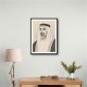 Sheikh Khaled bin Mohamed bin Zayed Al Nahyan 1 Pencil Sketch Style Portrait