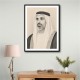 Sheikh Khaled bin Mohamed bin Zayed Al Nahyan 1 Pencil Sketch Style Portrait