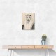 Sheikh Khaled bin Mohamed bin Zayed Al Nahyan Pencil Sketch Style Portrait
