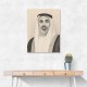 Sheikh Khaled bin Mohamed bin Zayed Al Nahyan Pencil Sketch Style Portrait
