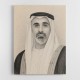 Sheikh Khaled bin Mohamed bin Zayed Al Nahyan Pencil Sketch Style Portrait