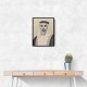 Sheikh Khaled bin Mohamed bin Zayed Al Nahyan Pencil Sketch Style Portrait