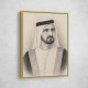 Sheikh Mohammed bin Rashid Al Maktoum 1 Pencil Sketch Style Portrait