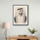Sheikh Mohammed bin Rashid Al Maktoum 1 Pencil Sketch Style Portrait