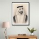 Sheikh Mohammed bin Rashid Al Maktoum 1 Pencil Sketch Style Portrait