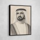 Sheikh Mohammed bin Rashid Al Maktoum Pencil Sketch Style Portrait