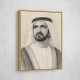 Sheikh Mohammed bin Rashid Al Maktoum Pencil Sketch Style Portrait