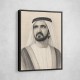 Sheikh Mohammed bin Rashid Al Maktoum Pencil Sketch Style Portrait