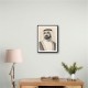 Sheikh Mohammed bin Rashid Al Maktoum Pencil Sketch Style Portrait