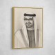 Sheikh Mohammed Bin Zayed Al Nahyan 1 Pencil Sketch Style Portrait
