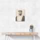 Sheikh Mohammed Bin Zayed Al Nahyan Pencil Sketch Style Portrait