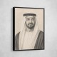 Sheikh Mohammed Bin Zayed Al Nahyan Pencil Sketch Style Portrait