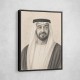 Sheikh Mohammed Bin Zayed Al Nahyan Pencil Sketch Style Portrait
