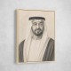Sheikh Mohammed Bin Zayed Al Nahyan Pencil Sketch Style Portrait