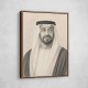 Sheikh Mohammed Bin Zayed Al Nahyan Pencil Sketch Style Portrait