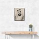 Sheikh Zayed Bin Sultan Al Nahyan Pencil Sketch Style Portrait