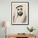 Sheikh Zayed Bin Sultan Al Nahyan Pencil Sketch Style Portrait