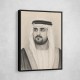 Sheikh Maktoum Bin Mohammed Bin Rashid Al Maktoum Pencil Sketch Style Portait