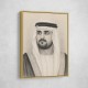 Sheikh Maktoum Bin Mohammed Bin Rashid Al Maktoum Pencil Sketch Style Portait