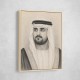 Sheikh Maktoum Bin Mohammed Bin Rashid Al Maktoum Pencil Sketch Style Portait