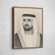 Sheikh Maktoum Bin Mohammed Bin Rashid Al Maktoum Pencil Sketch Style Portait