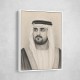 Sheikh Maktoum Bin Mohammed Bin Rashid Al Maktoum Pencil Sketch Style Portait