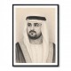 Sheikh Maktoum Bin Mohammed Bin Rashid Al Maktoum Pencil Sketch Style Portait
