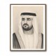 Sheikh Maktoum Bin Mohammed Bin Rashid Al Maktoum Pencil Sketch Style Portait