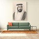 Sheikh Khalifa Bin Zayed Al Nahyan Pencil Sketch Style Portait
